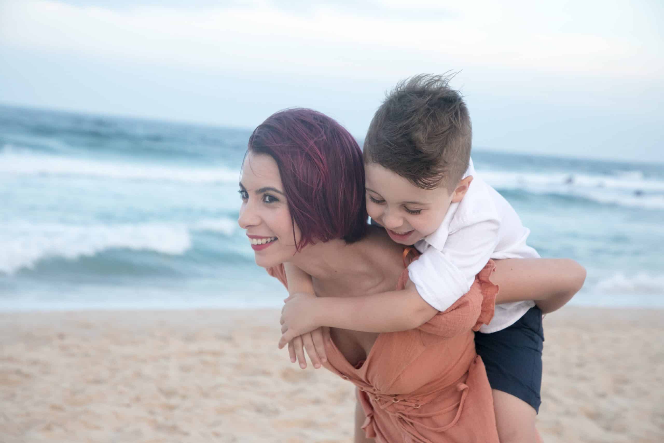 beach family photoshoot