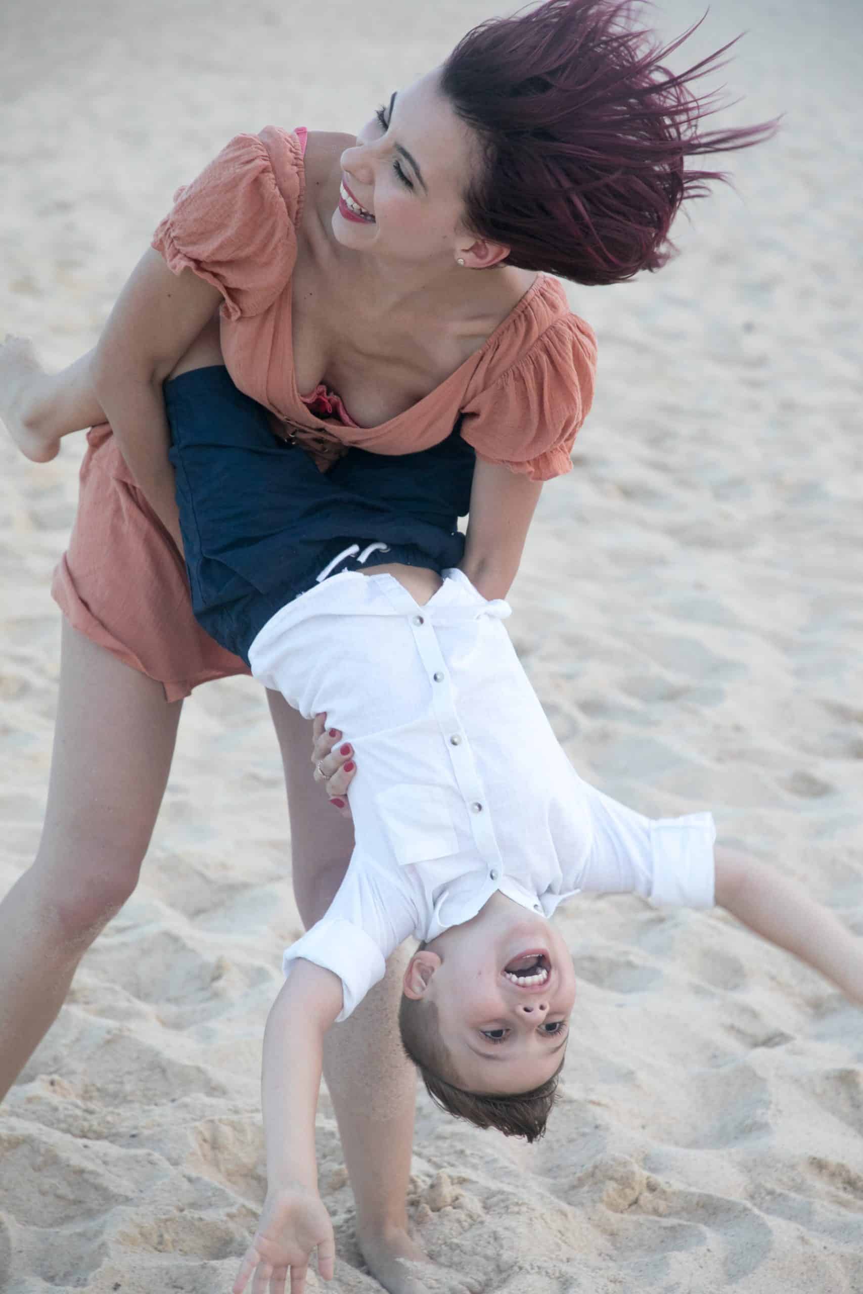 beach family photoshoot