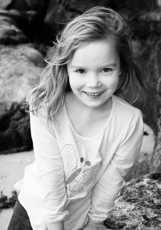 young girl at the beach