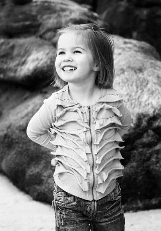 girl on beach